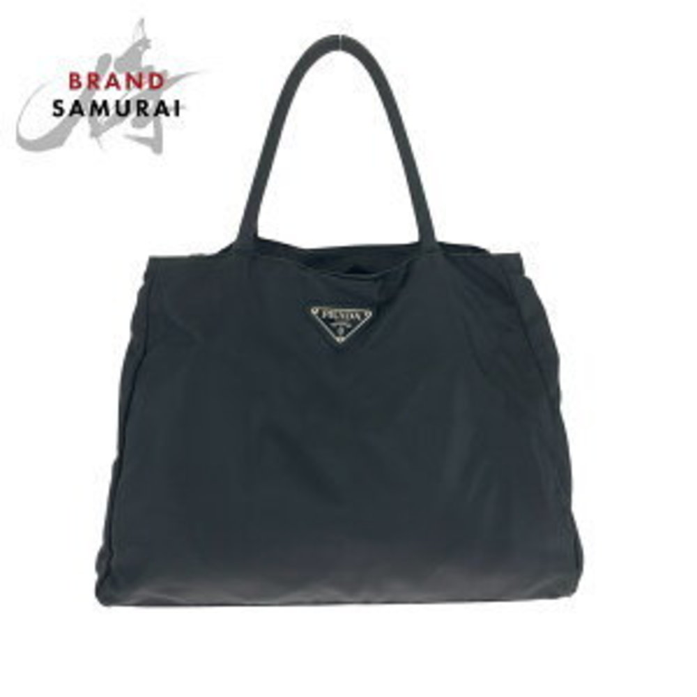 Prada Tessuto Shoulder Triangular Nylon Black Bag - image 2
